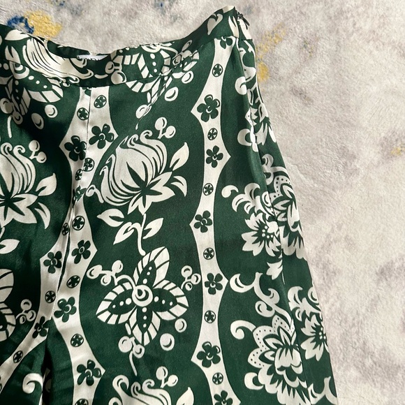 Zara floral ruffle pants wide leg - Picture 4 of 6